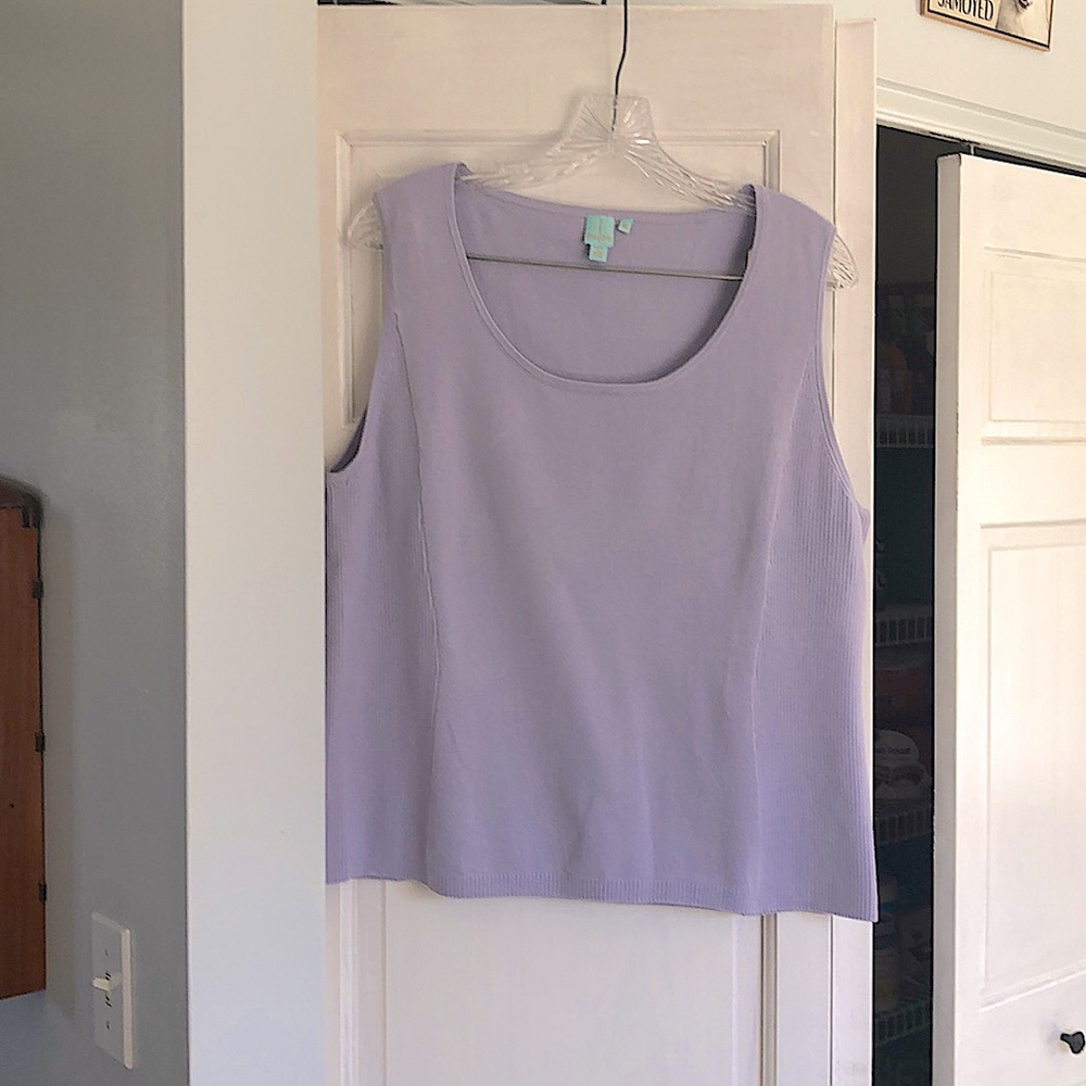 Shu Shu lavender tank -size XL